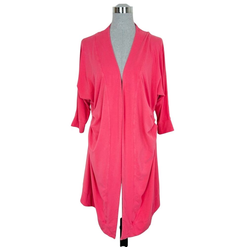 Vtg Lululemon Namaste Open Front Cardigan in‎ Pink